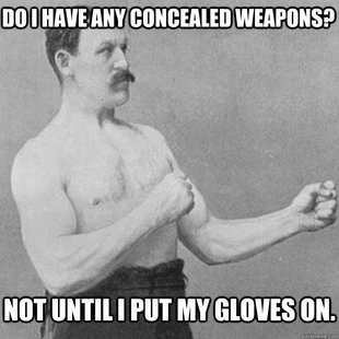 overly manly man