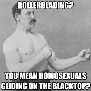 overly manly man