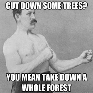 overly manly man