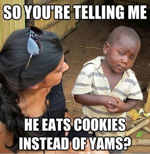 Skeptical Third World Kid