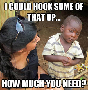 Skeptical Third World Child