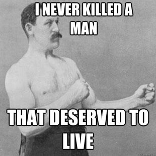 overly manly man