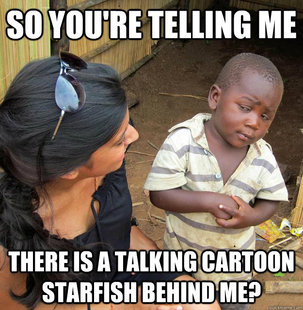 Skeptical Third World Child