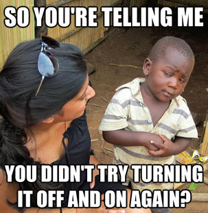 Skeptical Third World Child