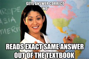 Unhelpful High School Teacher