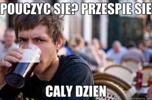 Lazy College Senior