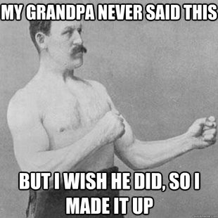 overly manly man