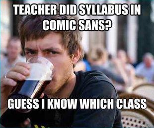 Lazy College Senior