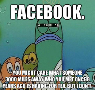 Serious fish SpongeBob