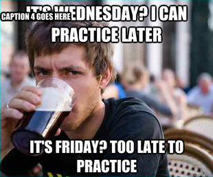 Lazy College Senior