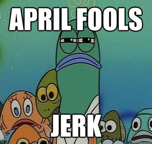 Serious fish SpongeBob