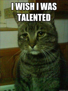 Depressed cat