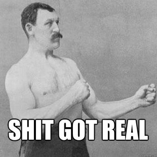 overly manly man