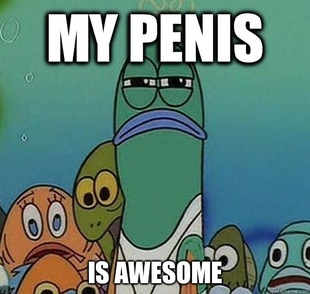 Serious fish SpongeBob