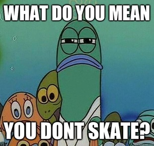 Serious fish SpongeBob