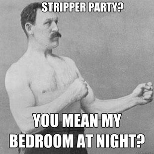 overly manly man