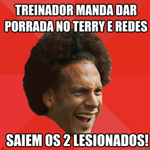 Frustrated FIFA Ferdinand
