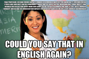 Unhelpful High School Teacher