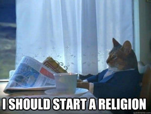 morning realization newspaper cat meme