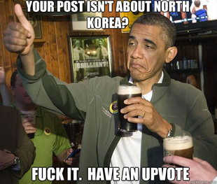 Upvoting Obama