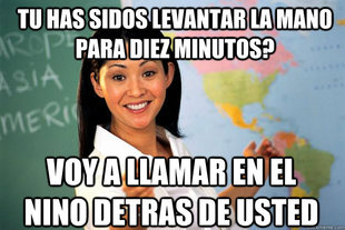 Unhelpful High School Teacher