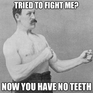 overly manly man