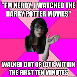 Idiot Nerd Girl