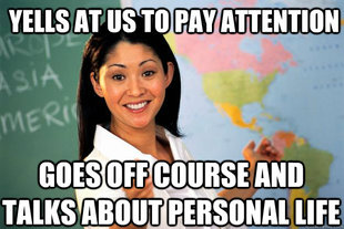 Unhelpful High School Teacher