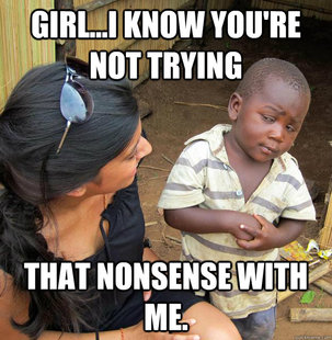 Skeptical Third World Child