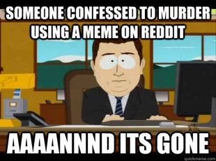 Aaand its gone