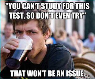 Lazy College Senior