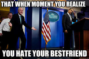 Inappropriate Timing Bill Clinton