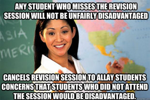 Unhelpful High School Teacher