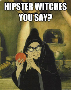 Hipster Snow White Witch
