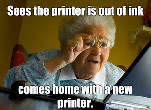 Grandma finds the Internet