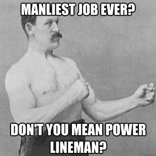 overly manly man