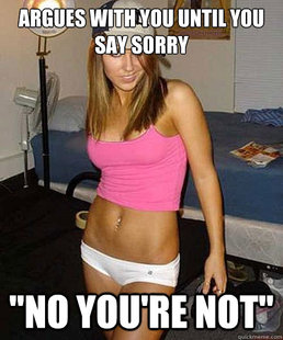Scumbag girl