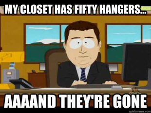 and its gone