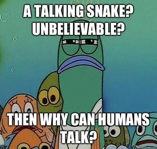 Serious fish SpongeBob