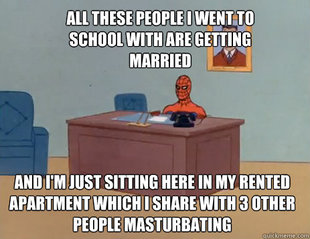 masturbating spiderman