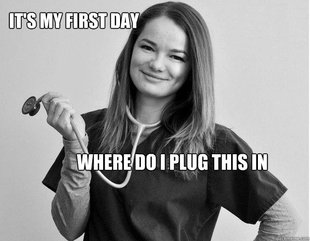 Friendly nurse