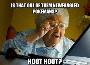 Grandma finds the Internet