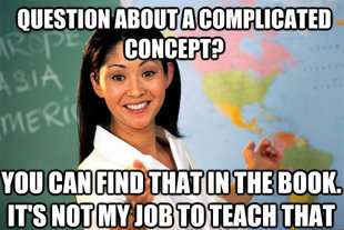 Unhelpful High School Teacher