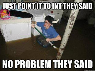 Do the laundry they said
