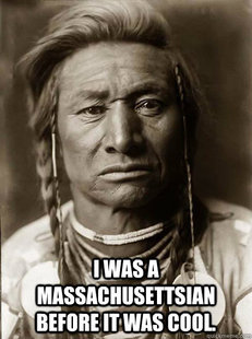 Unimpressed American Indian