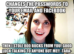crazy girlfriend