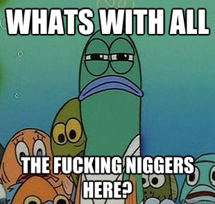 Serious fish SpongeBob