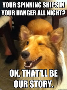 implying dog