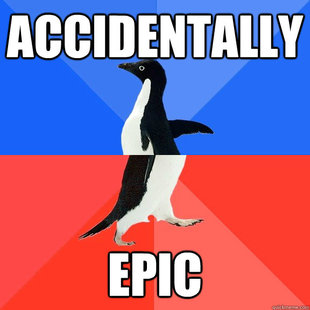 Socially Awkward Awesome Penguin