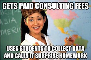 Scumbag Teacher